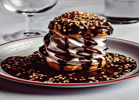 Profiteroles sauce chocolat du bouillon pigalle