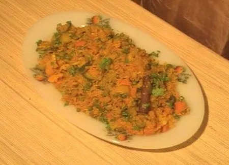 Pulao indien riz aux légumes
