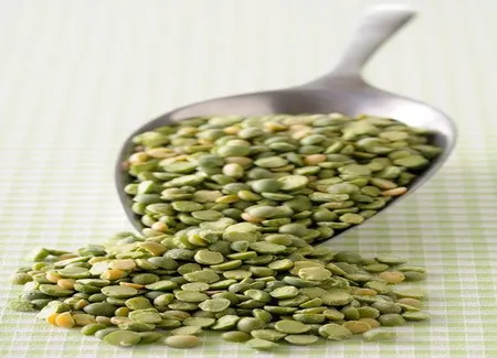 Purée de pois cassés au lard