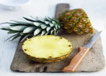 Quasi de veau, ananas, fenouil confit