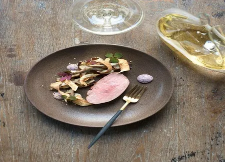Quasi de veau, artichauts et huîtres