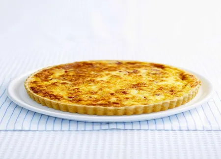 Quiche lorraine sans lait et sans oeufs