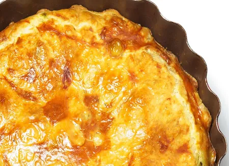 Quiche lorraine sans pâte