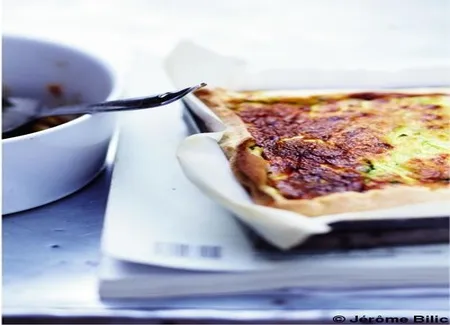 Quiche jambon-courgette