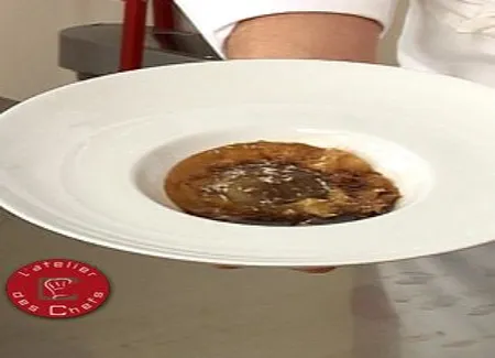 Ravioles au chocolat amer
