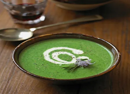 Recette crème épinard-amande bébé 12 mois