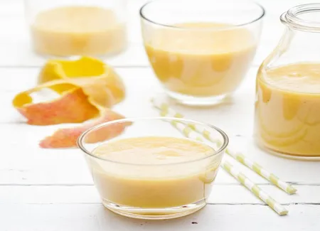 Recette smoothie banane-mangue bébé 12 mois