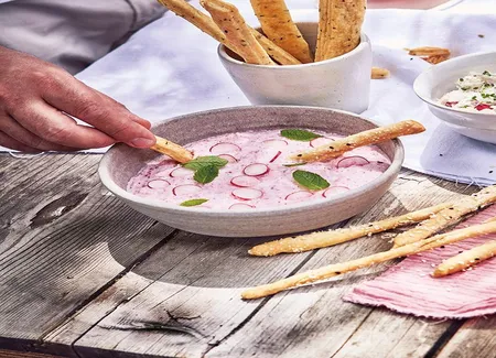 Rillettes de radis roses au chèvre