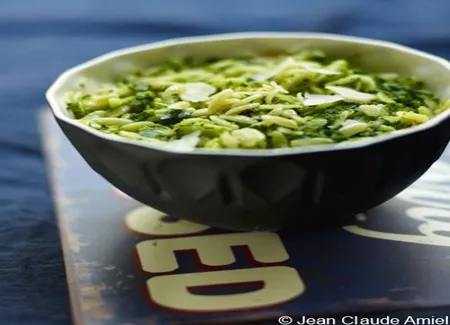 Risone au pesto de roquette