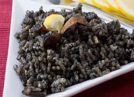 Risotto a l encre