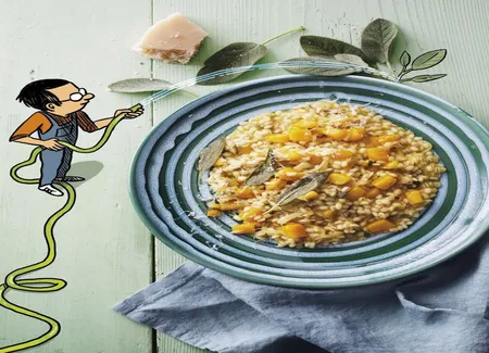 Risotto d'orge à la courge