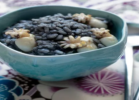 Risotto noir aux supions