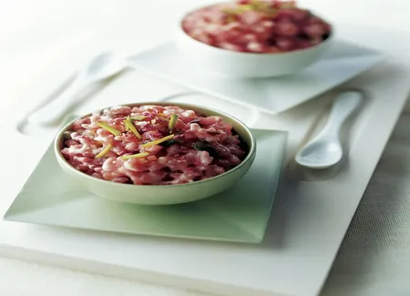 Riz au lait aux pralines roses
