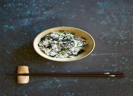 Riz aux feuilles de daikon
