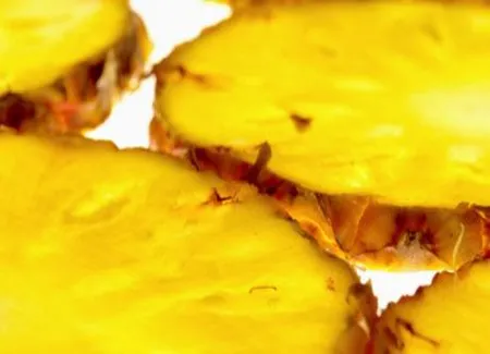 Rondelles d'ananas à la plancha