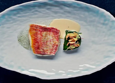 Rouget barbet et cocos de paimpol