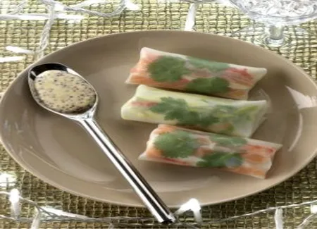 Rouleaux crabe-saumon