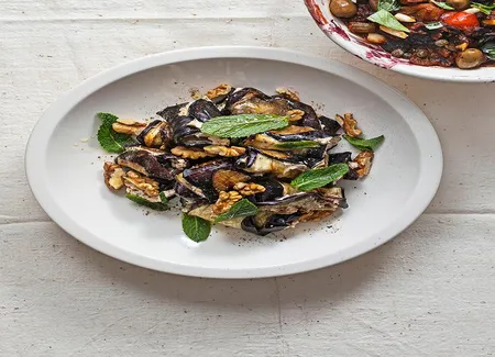 Rouleaux d'aubergine surprise