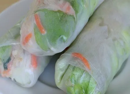 Rouleaux de printemps frais