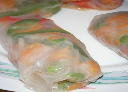 Rouleaux de printemps végétariens