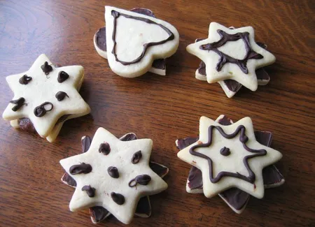 Sablés vanille décorés très choco