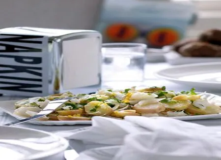 Salada de bacalhau assado