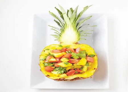 Salade ananas-pastèque
