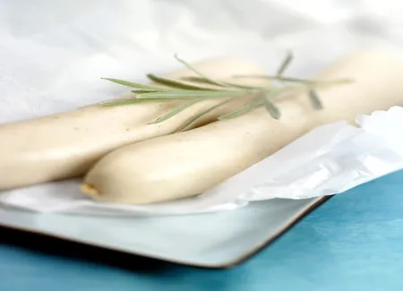 Salade au boudin blanc truffé