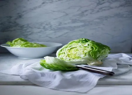 Salade au haddock et pêche