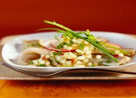Salade au hareng et à la pomme