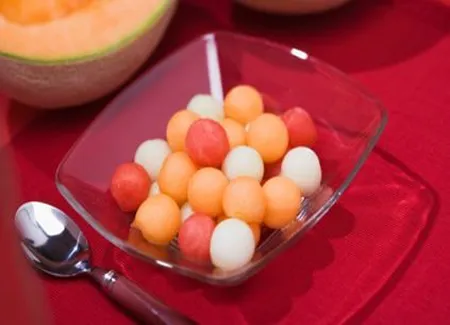 Salade au melon vert