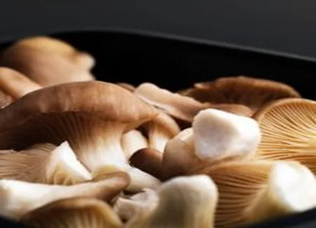 Salade au poulet, aux champignons et aux noix de pin