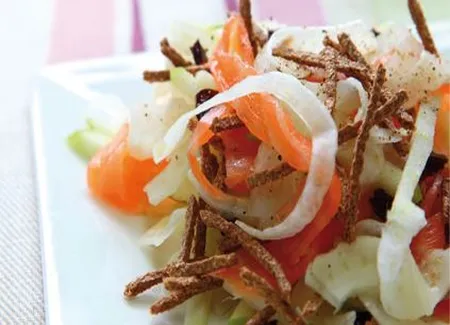 Salade au son de blé