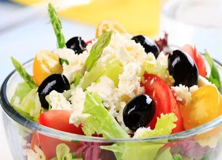 Salade aux asperges vertes