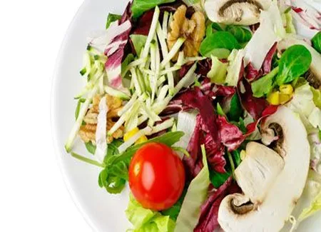 Salade aux champignons