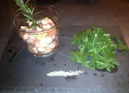 Salade crevette coco