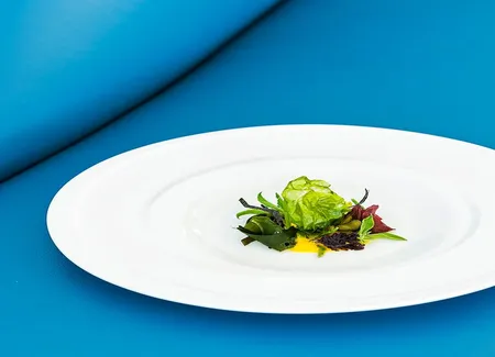 Salade d'algues et mandarine