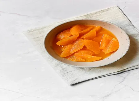 Salade d'orange à l'eau de fleur d'oranger