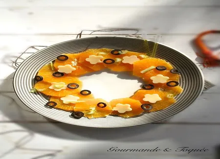 Salade d'orange salée