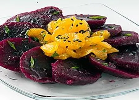 Salade de betteraves et clémentines