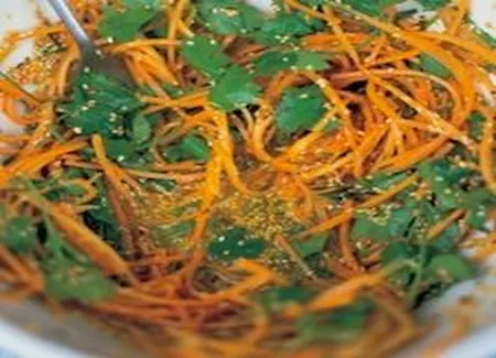 Salade de carottes et coriandre