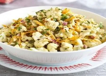 Salade de chou-fleur et carottes