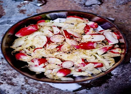 Salade de fenouil et radis
