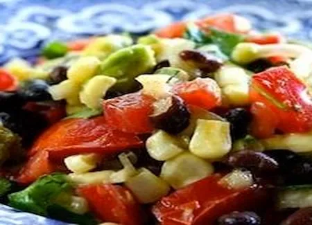 Salade de haricots noirs à la mexicaine