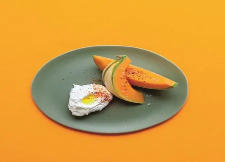 Salade de melon et labneh