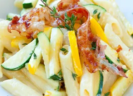 Salade de pâtes à la courgette