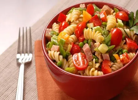 Salade de pâtes au jambon