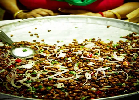 Salade de pois chiches et piment