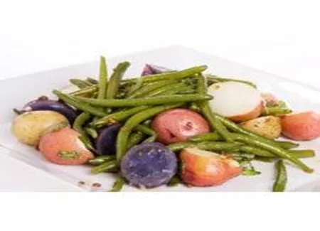 Salade de pommes de terre et haricots verts