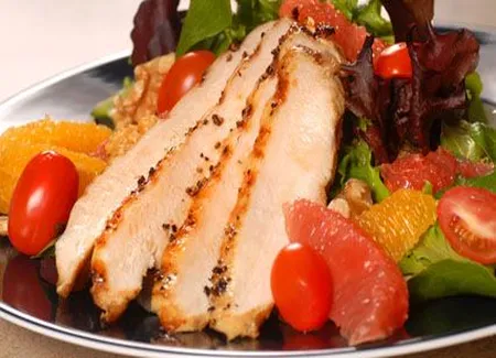 Salade de poulet aux agrumes